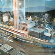 なぜか郡山駅のジオラマなども置かれています。