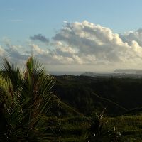 ベランダからの眺め。タモン湾が見えます