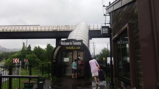 特急の止まるないもない無人駅