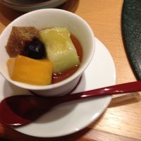 １日目の夕食時のデザート