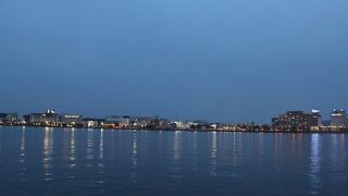 宍道湖畔にある温泉