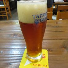 たつこ姫の涙・・・ではなく、田沢湖ビール