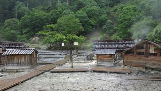 硫黄泉の源泉地