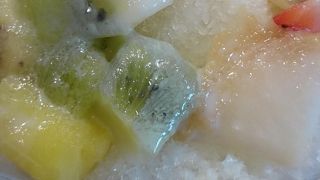 かき氷を食べました