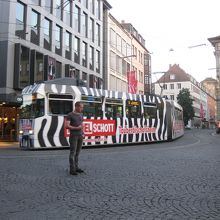 いろんなトラムが通ります