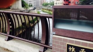 相鉄線沿いに流れる川