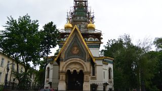 可愛い外観のロシア教会