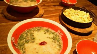 人気のラーメン屋さん