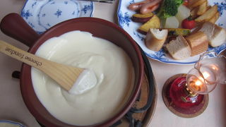 チーズフォンデュが美味しかった