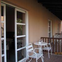 部屋のバルコニー