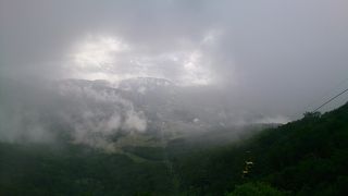 残念ながらきれいに雲海は見れませんでした