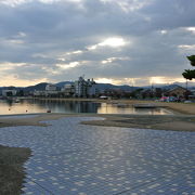 小さな海水浴場