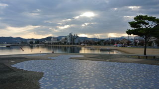 小さな海水浴場