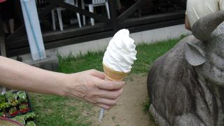 さっぱり　さわやかな　ソフトクリーム