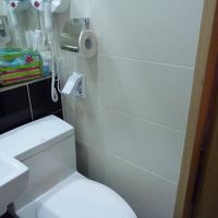 奥にバスタブ有。　清潔でした