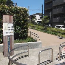 旧東海道側の入口