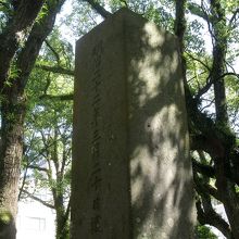 碑の裏にある日付も、西郷さんの碑と同じ明治22年3月20日