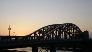 夕陽のスポット