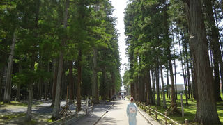 参道脇に洞窟郡があります。