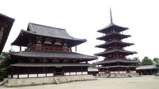 法隆寺の御本尊が安置される殿堂