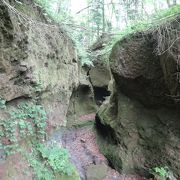 道が砂地なので歩きにくい