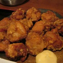 とり唐揚げ定食（12個)のあっぷです。