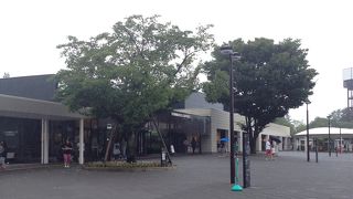 とても綺麗なサービスエリア