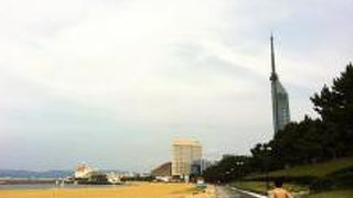 福岡の人工ビーチ