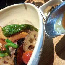 沢山の種類の　お野菜が摂れます