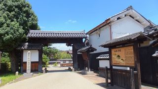 昔の城下町の入口