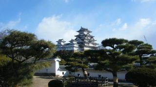 真っ白でキレイなお城と姫路おでん。