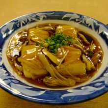 揚げ出し豆腐も○