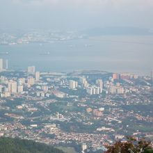 ジョージタウンを一望