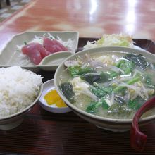 味噌汁定食です…