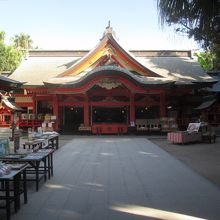 「青島神社」でお参りしてホテルへ帰りました