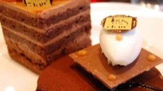 濃厚なケーキが美味しい