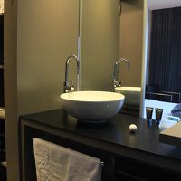 オープンキッチンのような洗面台