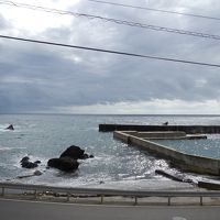 部屋から見た海