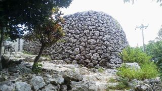 遠くが見渡せる「小城盛」～竹富～