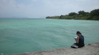 読書したら気持ちいい「西桟橋」～竹富～