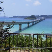 絶景海の色がきれい