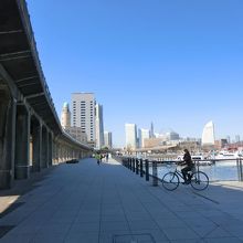 ちょっとカーブ。