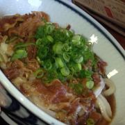 肉冷うどん！