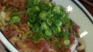 肉冷うどん！