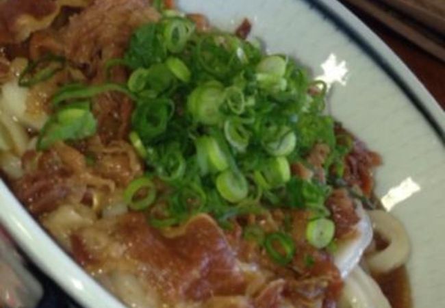 肉冷うどん！