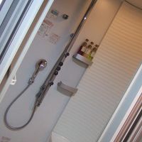 スタンダードシングル（コンフォートシャワー）のシャワー。