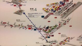 LCCのターミナルは遠かった