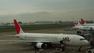 羽田と言えば、やはり飛行機です。