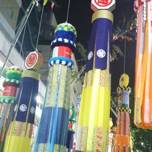 仙台の七夕祭りを楽しみました