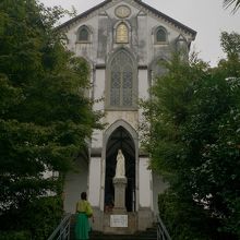 正面からの大浦天主堂